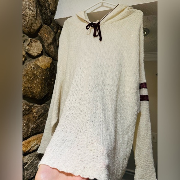 Free people Love All Hoodie in Ivory Combo. Size S. - Picture 8 of 15
